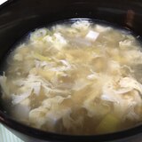 卵とじの中華スープ